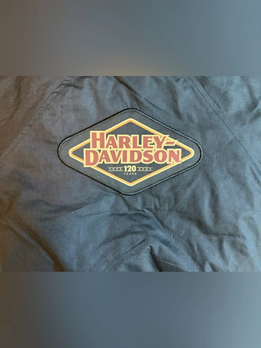 NWT Harley Davidson 4T 5T Bomber Jacket 120th Anniversary *FLAWED SLEEVE* Kids
